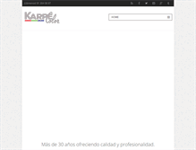 Tablet Screenshot of karpecolor.com